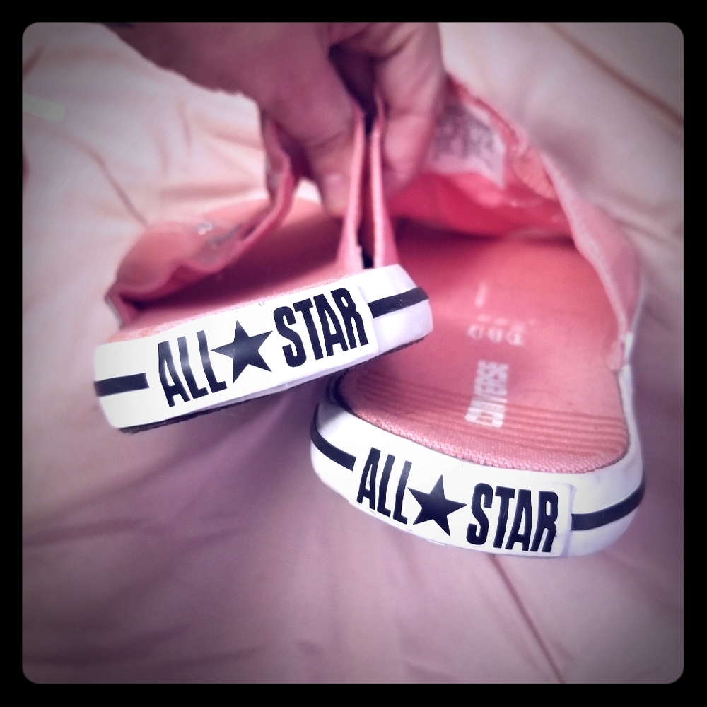 Converse slide sneakers